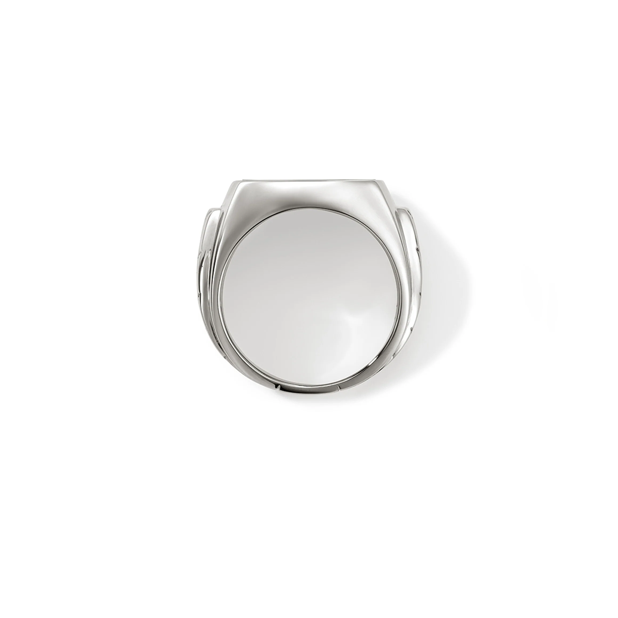John Hardy Sterling Silver Signet Ring with Black Onyx